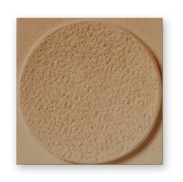 [SH150UT2] Series 150 'circle' in unglazed taupe [155 x 155mm]